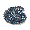 Electroplate Glass Beads Strands EGLA-Z001-03A-FR03-2