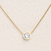 Flat Round 304 Stainless Steel Pave Clear Cubic Zirconia Link Bracelets & Stud Earrings & Pendant Necklaces FS-WG45711-01-2