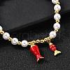 Brass Cubic Zirconia Stretch Bracelets BJEW-K278-03G-5