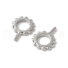 Brass Micro Pave Cubic Zirconia Peg Bails KK-D324-24P-2