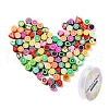 100Pcs Handmade Polymer Clay Fruit Theme Beads DIY-YW0002-40-3