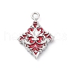 Alloy Enamel Pendants PALLOY-V002-02P-04-1