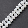 Glass Imitation Jade Beads Strands GLAA-G097-01C-2