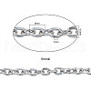 304 Stainless Steel Cable Chains CHS-CJ0001-13-2