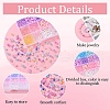 DIY Round Acrylic Beads Jewelry Making Finding Kits DIY-YW0011-64-4