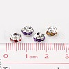 Acrylic Rhinestone Spacer Beads X-RSB6mm-4