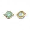 Natural Amazonite Links connectors G-E526-34E-1