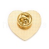 Heart Enamel Pin JEWB-E014-01G-04-2