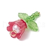 Acrylic Beads & Plastic Imitation Pearl Beads & Japanese Seed Beads Pendants PALLOY-JF03826-02-5
