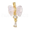 Real 18K Gold Plated Rack Plating Brass Pendants KK-Q009-06G-03-1