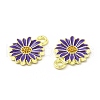 Alloy Enamel Charms FIND-H035-01G-LG-3