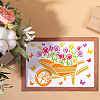 Plastic Drawing Painting Stencils Templates DIY-WH0396-0105-7