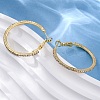 Brass Micro Pave Cubic Zirconia Stud Earrings EJEW-R025-32G-3