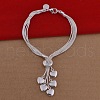 Brass Heart Charm Multilayer Necklaces & Bracelets Sets FS-WG16E6A-01-2