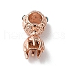 Alloy Rhinestone European Beads MPDL-R050-06RG-3