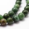 Natural African Jade Beads Strands G-D840-53-6mm-A-3