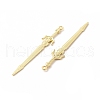 Rack Plating Alloy Big Pendants PALLOY-E025-28G-2