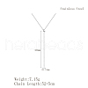 European Style Stainless Steel Butterfly Ppendant Y Necklaces for Women FH1206-1-2