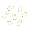 Brass Hoop Earring Findings X-KK-F824-009G-1