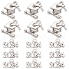 SUNNYCLUE 100Pcs 2 Styles Tibetan Style Alloy Charms TIBE-SC0001-88-1