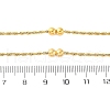 304 Stainless Steel Double Round Rope Chain Necklaces NJEW-C073-10G-5