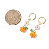 Glass Seed Beads Leverback Earrings EJEW-MZ00343-3