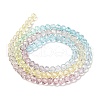 Transparent Painted Glass Beads Strands DGLA-A034-T3mm-A15-5
