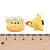 Animals Opaque Resin Decoden Cabochons RESI-A036-06-3