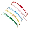 Glass Seed Braided Beaded Bracelets for Women BJEW-MZ00130-4