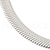 Non-Tarnish 304 Stainless Steel Herringbone Chain Bracelets for Women BJEW-Q344-04P-2