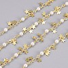 Handmade Brass Beaded Chains CHC-I029-05G-2