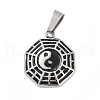 316 Surgical Stainless Steel Enamel Pendants STAS-D304-04AS-1