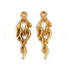 304 Stainless Steel Pendants STAS-F317-07G-1