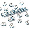 Brass Grade A Rhinestone Spacer Beads RB-A014-Z8mm-03S-1