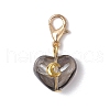 3Pcs Heart with Star Moon Sun Glass Pendant Decorations HJEW-JM03166-01-4