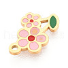 304 Stainless Steel Enamel Charms STAS-T065-57G-04-2