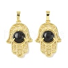 Natural Obsidian Pendants G-F786-07G-31-1
