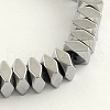 Electroplate Non-magnetic Synthetic Hematite Beads Strands G-R259-10B-1