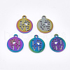 Ion Plating(IP) 201 Stainless Steel Pet Charms STAS-Q201-JN212-3