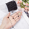SUNNYCLUE 1 Roll Plastic Round Beaded Link Chains DIY-SC0024-96A-3
