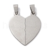 201 Stainless Steel Pendants STAS-Q342-43P-1
