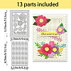 Flower Carbon Steel Cutting Dies Stencils DIY-WH0309-1356-2