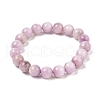 Natural Kunzite Stretch Beaded Bracelets BJEW-G630-A02-2
