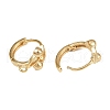 Brass Hoop Earring Findings KK-P310-32G-2