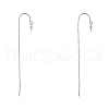 925 Sterling Silver Ear Stud Findings STER-I014-07S-1