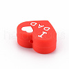 Food Grade Eco-Friendly Silicone Focal Beads SIL-N002-10B-3