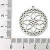 304 Stainless Steel Pendants STAS-S142-04P-3