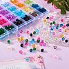  640Pcs 24 Styles Transparent Acrylic Beads TACR-TA0001-24-6