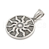 316 Surgical Stainless Steel Pendants STAS-E212-67AS-2