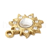 Real 18K Gold Plated 304 Stainless Steel Pendants STAS-A084-22G-04-3